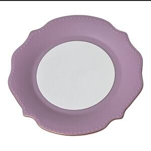 NEW American Girl Blaire's Restaurant PLATE 3.5” Purple Gold Doll Dinnerware Toy